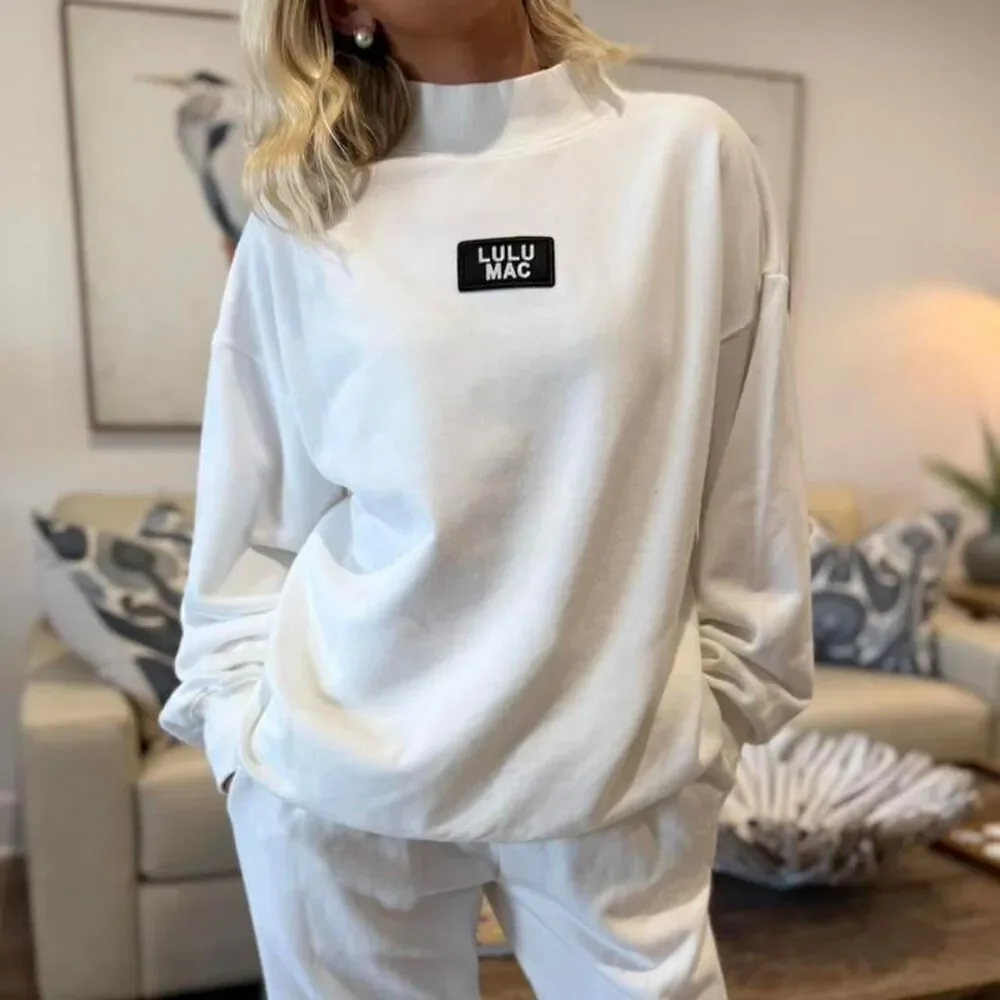 NWT lulu mac white mock neck - Picture 3 of 3